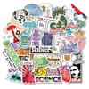 50 hojas Serie Laboratorio de Ciencias pegatinas papelería escritorio libro personalizado decorativo pegatinas de grafiti juguetes para niños