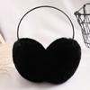 Orejeras cálidas de invierno para mujer, máscara de orejas de felpa, bolsa de orejas de moda para hombre, piel de conejo Rex, protección para las orejas.