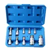 Caixa de Ferramentas com Soquetes e Bits de 13 Peças 1/4 3/8 1/2 Conjunto Combinado de Soquetes para Reparo Doméstico