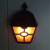 Decoración de Jardín Luces Solares para Valla Control de Luz Lámpara de Pared Retro Lámpara Solar Integrada de Gama Alta para Patio