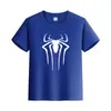 Camiseta de Algodão de Manga Curta Cor Sólida Verão Transfronteiriça Roupas Infantis Meia-manga Roupas Pai e Filho Roupas de Classe Camiseta Básica com LOGO Estampado