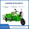 Fabricante fornece veículo elétrico de saneamento, quatro barris e seis barris, veículo de transferência de lixo comunitário, veículo de limpeza de propriedade, veículo de limpeza