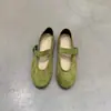 Mocasines versátiles de estilo francés que son cómodos de llevar, nuevos zapatos casuales de correa única estilo coreano para mujer, primavera y otoño 2026, zapatos de abuela