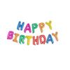 Set de Globos de Película de Aluminio con Letras en Inglés 'Happy Birthday' de 16 pulgadas, Decoración para Escena de Fiesta