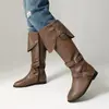 Site Independente Comércio Exterior Transfronteiriço Novas Botas Masculinas Retrô Medieval Renascentista Halloween Tamanho Plus Europeias e Americanas