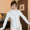 Sudadera con capucha adelgazante de forro polar coral que ciñe la cintura Otoño Invierno Nueva prenda de abrigo Cárdigan con capucha Chaqueta gruesa de forro polar de doble cara