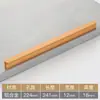 Wg6Q Manija Negra Simple Moderna en Forma de T para Armario, Gabinete, Zapatero, Cajón, Extensión de Manija para Puerta de Armario