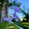 3 Arreglos Florales Artificiales Pequeños de Lirios para Decoración de Piso de Salón de Bodas, Decoraciones de Techos Altos, Decoración del Hogar y Flores Artificiales para Centros Comerciales