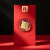 Año Nuevo del Cordero Pegatina Dorada para Teléfono Sobre Rojo Oro Puro 999 Regalo Compañero de Alta Gama Regalo de Reunión Anual de la Empresa Venta al por Mayor