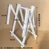 Accesorios de Soporte de Mesa Portátil para Mesa de Comedor en Casa, Patas de Mesa Simples de Hierro Metálico, Base de Mesa Cuadrada Plegable Portátil