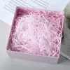 Atacado de fábrica papel de seda picado para embalagem de caixa de doces de casamento preenchimento cores variadas papel plissado 1kg