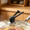 Alça de tampa de panela autoportante, alça anti-queimadura para tampa de wok, alça de tampa de panela de vidro, alça superior tipo botão para tampa de panela, acessórios para utensílios de cozinha