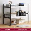 Estantería de escritorio de fábrica cuidadosamente seleccionada, estante de almacenamiento pequeño y simple de hierro para dormitorio, estante de oficina, almacenamiento de mesa para sala de estar