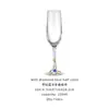 Venta directa del fabricante: Decantador de Cristal, Copa de Gran Capacidad, Copa de Vino Tinto, Alto Valor Estético, Decantador en Forma de U con Esmalte Rosa
