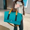 Bolsa de Treino Portátil para Yoga, Bolsa Casual Leve para Viagem, Bolsa de Fitness com Compartimento Separado para Itens Molhados e Secos