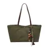 Bolsa de lona estilo coreano de gran capacidad para mujer, bolsa de mano ligera y simple para damas, nueva bolsa de trabajo para mujer 2026
