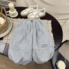 Pantalones jogger casuales de otoño e invierno para niños, nuevo estilo 2026, ropa de invierno para niños, forrados de polar, pantalones tipo harén de estilo coreano, pantalones deportivos de corte holgado
