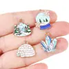 Mundo de Hielo y Nieve Pingüino Copo de Nieve Accesorios para Botas de Esquí Colgante de Aleación DIY Cadena para Teléfono Móvil Llavero Adorno