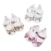 Zapatos para niños pequeños Primavera y Otoño Nuevos cómodos lindos lazo estilo princesa niña bebé zapatos de bebé BBW3095