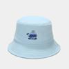 Chapéu da Moda Feminino Estilo Coreano Nova Cor Macaron Baleia de Desenho Animado Chapéu de Pescador Chapéu de Sol Masculino de Verão para Uso Externo Estudante