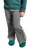 Otoño 2026 Ropa Nueva para Niños Pantalones Largos Casuales para Niñas Pantalones a Cuadros para Niños Pantalones Acampanados con Estilo