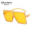 Nuevas gafas de sol cuadradas de montura grande de moda europea y americana de 2022, gafas de sol personalizadas de moda urbana, gafas de sol transfronterizas para mujer
