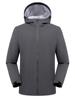 Chaqueta Casual Primavera Hombres Versátil Color Sólido Capa Única Ropa de Carga Ropa de Trabajo en Equipo Impresión Chaqueta de Traje de Montañismo Cortavientos