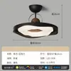 Lustre de Quarto Estilo Meio do Século Francês 2026 Nova Lâmpada Criativa em Formato de Biscoito para Quarto Principal Lâmpada de Teto Preta Retrô para Quarto