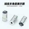 Enchufe de alimentación DC-084 pin de 2.5*0.7 sin cable de tierra conector hembra impermeable para interfaz de alimentación de equipo router