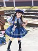 Conjunto de Verano Judy Disfraz de Conejo Policía Ropa Zootopia para Niños Cosplay de Niña Vestido de Princesa Lolita