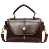 Bolso bandolera estilo explosión transfronterizo tipo silla de montar de alta gama estilo coreano retro de cuero suave de un solo hombro versátil para el trabajo bolso de mano para mujer