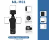 Adecuado para Dji Dji Pocket3 2 Luz de Relleno Artefacto de Grabación de Vlog Cámara Osmo Luz de Relleno Magnética