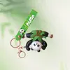 Llavero de Panda de Dibujos Animados Colgante Pequeño Decoración Creativa para Bolso Colgante para Mochila de Estudiante Colgante de Recuerdo de Viaje