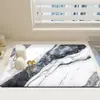 Alfombrilla de drenaje de mármol Mesa de cocina Secado de vajilla Posavasos Encimera Alfombrilla absorbente Alfombrilla de mesa sin lavado Limpiable y a prueba de aceite