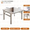 Mesa de Jantar Dobrável Estilo Restaurante de Chá de Hong Kong, Mesa Dobrável Externa Estilo Industrial, Mesa de Jantar Dobrável Externa para Restaurante de Hot Pot de Barraca de Comida