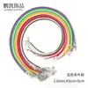 Cuerda de Cera Coreana para Collar 1.5/2.0mm Cuerda para Colgante Cierre de Langosta Cuerda Negra para Colgante Accesorios de Joyería DIY Hechos a Mano Cuerda para Colgante
