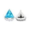 Pendientes Triangulares de Zirconia de Aleación de Titanio F136 Clavos para Labios Rosca Interna G23 Titanio Piercing Joyería para Piercing Clavos para Cabeza Hueso de la Oreja