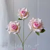 3 Rosas Artificiales Elsa para Decoración de Escena de Boda, Decoración del Hogar y Hotel, Rosas al por Mayor Transfronterizas