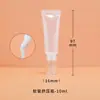 Set de botellas tamaño viaje, botellas tipo tubo con tapa abatible para base de maquillaje, sérum, aceite esencial, loción, tubos pequeños cosméticos vacíos portátiles