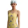 Traje de baño de bikini de competición con un toque de alta gama, sexy sin tirantes, ajustado, adecuado para vacaciones en la isla y aguas termales, traje de baño de una pieza para mujer