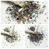 Joias para nail art irregulares cinza punk vintage ins nova iorque tempestade acessórios para unhas joias de diamante da rede
