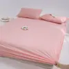 2026 Novo Lençol de Cama Refrescante Lençol de Seda Gelada Protetor de Colchão de Verão Lençol de Nylon Conjunto de Três Peças