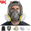Máscara de Gas Completa 6800 para Pintura en Spray, Protección Química y contra Pesticidas, a Prueba de Polvo, Se Puede Conectar a Cartuchos Filtrantes, Máscara Protectora, Producto de Venta Caliente Transfronteriza