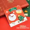 Notas Adhesivas Navideñas de Dibujos Animados Transfronterizas Mensajes en Notas Adhesivas Papel de Notas N Veces Papelería Estudiantil Notas Navideñas