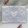 Tarjeta de Invitación de Boda Estilo Europeo de Amazon Transfronteriza, Tarjeta de Felicitación Festiva, Tarjeta de Invitación de Encaje con Corazón Calado