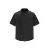 Camisa Retro de Diseño Original Buttertiger para Hombres y Mujeres, Top de Verano de Manga Corta con Cuello Mao Pequeño Cs113