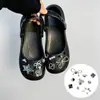 Girasol Dorado Cadena Verde Compatible con Crocs Lujo Ligero Flor de Zapato con Pedrería Hebilla de Zapato Accesorios Moda DIY Hebilla Decorativa