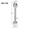 Vibrador Metal Olho de Cavalo Sm Brinquedo Alternativo Massageador de Próstata Dispositivo de Masturbação Masculina Bastão de Expansão Uretral Masculino