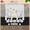 Frete Grátis SF Jade Natural Jade Bege Itens Funerários Ornamentos para Urnas Sepultamento Acompanhamento Funerário Produtos Funerários