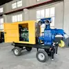 Camión Bomba de Emergencia Municipal para Control de Inundaciones, Bomba Axial de Flujo Vertical Resistente a la Corrosión para Bombeo y Drenaje de Agua, Camión Bomba Diésel